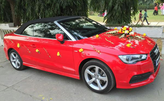 Audi A3 Convertible Wedding Car Delhi